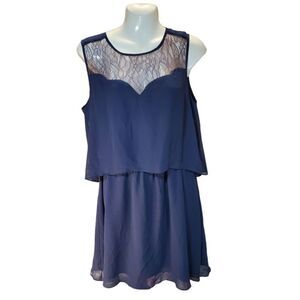 BCBGeneration flirty blue dress M